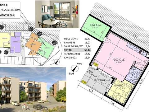 Vente appartement 2 pièces Les Herbiers 85