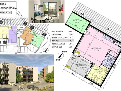 Vente appartement 2 pièces Les Herbiers 85