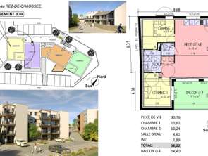 Vente Appartement 3 piècesLes Herbiers
