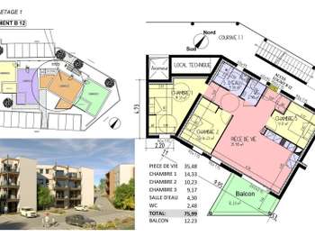 Vente Appartement 4 piècesLes Herbiers