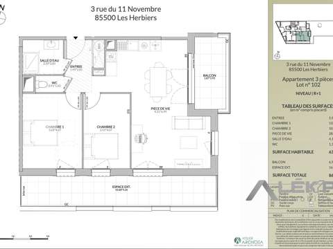 Vente appartement 2 pièces Vente appartement 2 pièces