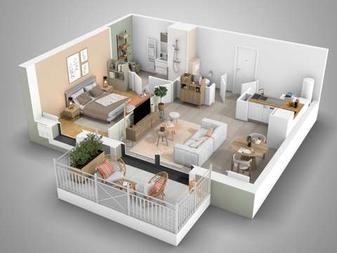 Vente appartement 2 pièces