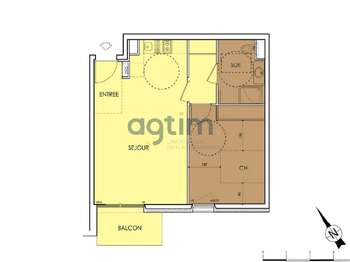 Vente appartement 2 pièces