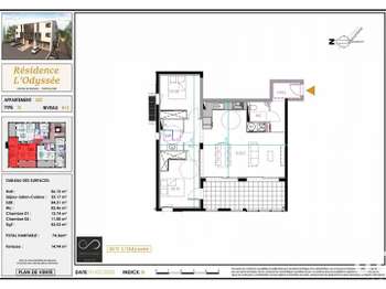 Vente appartement 3 pièces