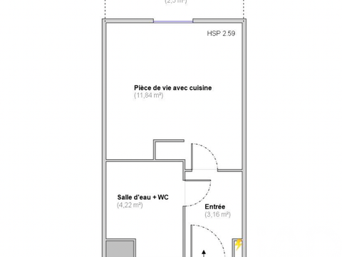 Vente appartement 1 pièce Vente appartement 1 pièce