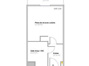Vente appartement 1 pièce