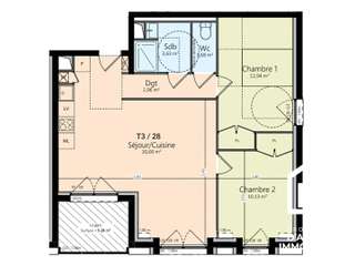 Vente appartement 3 pièces