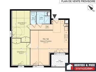 Vente appartement 3 pièces