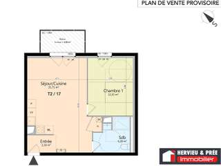 Vente appartement 2 pièces Vente appartement 2 pièces