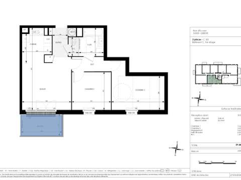 Vente appartement 3 pièces