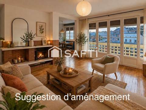 Vente appartement 5 pièces Lisieux Centre Ville Ouest 14