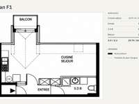Vente appartement 1 pièce