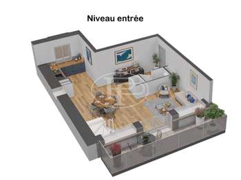 Vente appartement 1 pièce Lorient 56