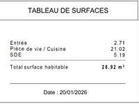 Vente appartement 2 pièces