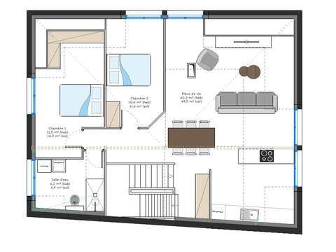 Vente appartement 4 pièces Lorient 56