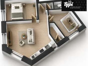 Vente appartement 3 pièces Lorient 56