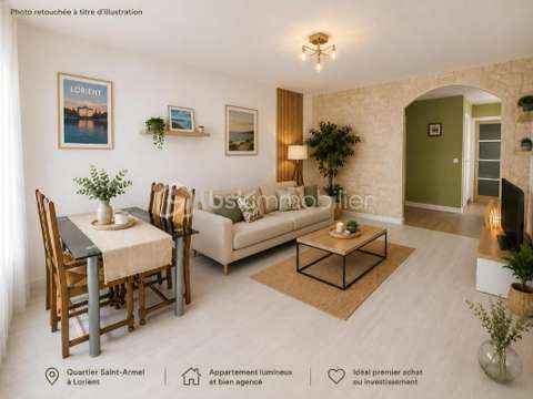 Vente appartement 3 pièces Lorient Bois du Château 56