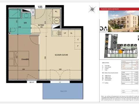 Vente appartement 2 pièces