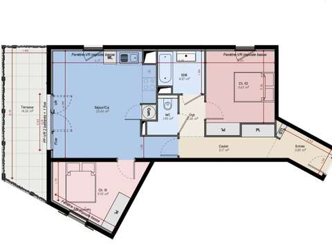 Vente appartement 3 pièces