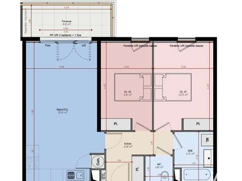 Vente appartement 3 pièces
