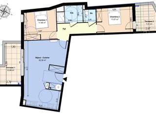 Vente appartement 3 pièces