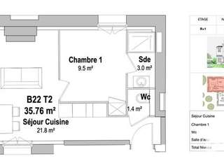 Vente appartement 2 pièces