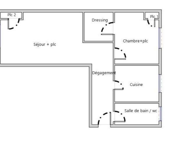 Appartement 2 pièces 61 m² · à Lyon 3e · 61 m² · 259 000 €