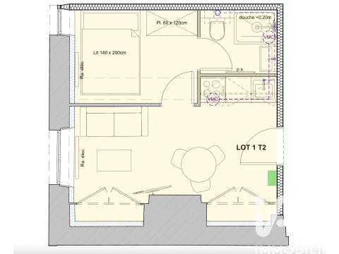 Vente appartement 1 pièce Lyon 4e 69