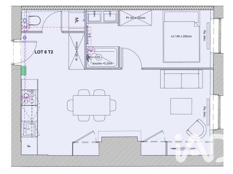 Vente appartement 2 pièces Lyon 4e 69
