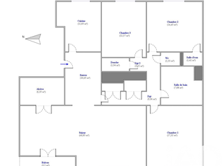 Vente appartement 5 pièces Vente appartement 5 pièces
