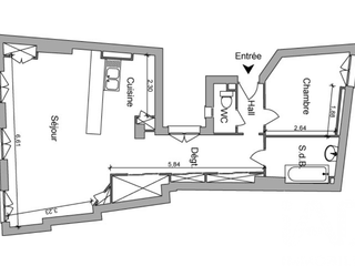 Vente appartement 2 pièces