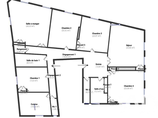 Vente appartement 6 pièces