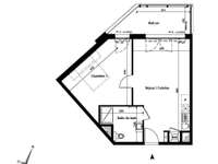 Vente appartement 2 pièces Vente appartement 2 pièces