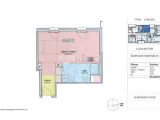 Vente Studio 1 pièce