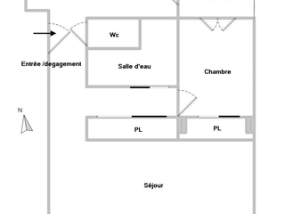 Vente appartement 2 pièces