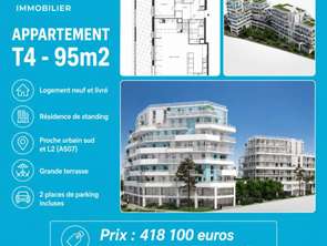 Vente Appartement 4 piècesMarseille 10e