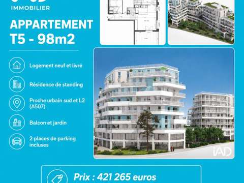 Vente appartement 5 pièces Marseille 10e 13