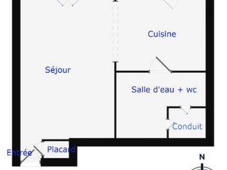 Vente Studio 1 pièce