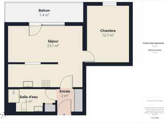 Vente appartement 2 pièces