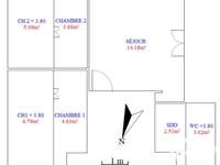 Vente appartement 3 pièces