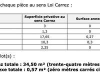 Vente appartement 2 pièces Vente appartement 2 pièces