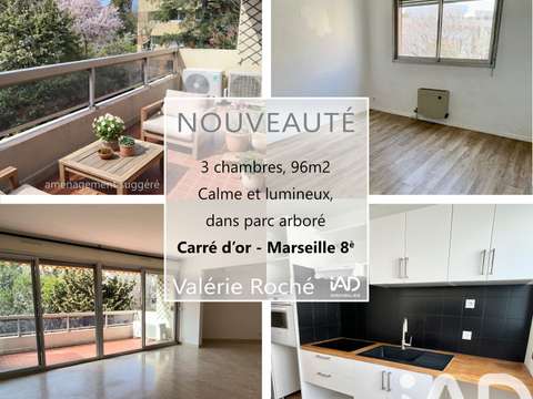 Vente appartement 4 pièces Marseille 8e 13