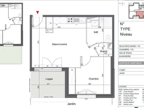 Vente appartement 2 pièces Mérignac 33