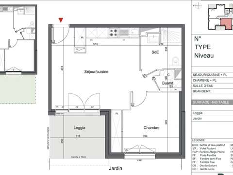 Vente appartement 2 pièces Mérignac 33