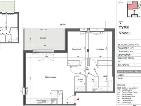 Vente appartement 3 pièces Mérignac 33