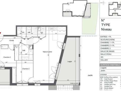 Vente appartement 4 pièces Mérignac 33