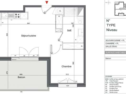 Vente appartement 2 pièces Mérignac 33