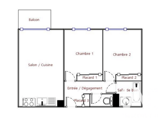 Vente appartement 3 pièces Vente appartement 3 pièces