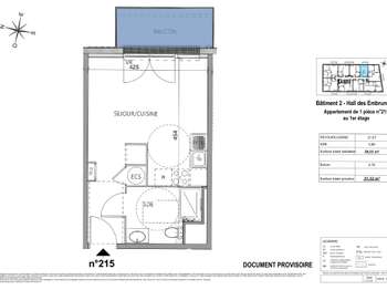 Vente appartement 1 pièce Vente appartement 1 pièce