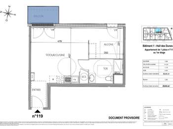 Vente appartement 1 pièce